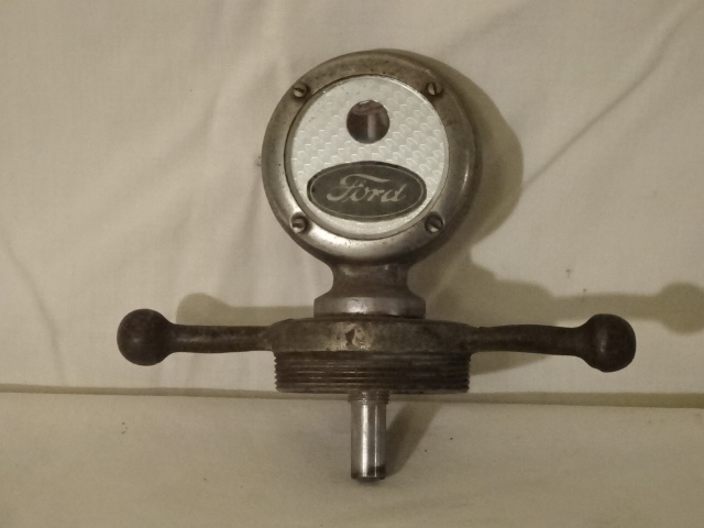 Antique Model A Ford Radiator Cap / Thermometer 1 of 2