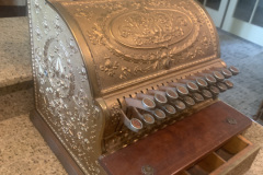 Brass Cash Register - Manufacturer January 16, 1916  - refurbished and working, with all brass plates and drawer.
